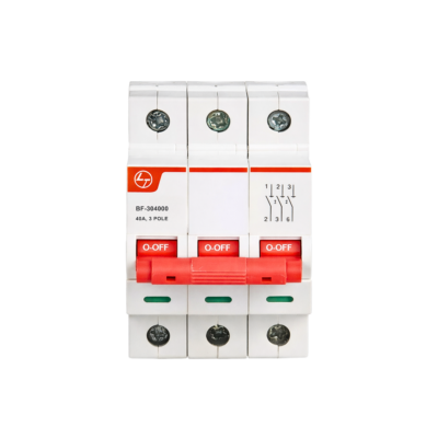 Lauritz Knudsen EXORA, Isolator, 3 Pole, 415V AC, 40A  BF304000
