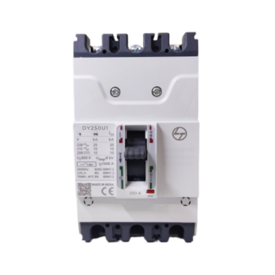 Lauritz Knudsen DY250U1 MCCB 200A 3P 415V AC 10kA Thermal Magnetic 50/60 Hz
