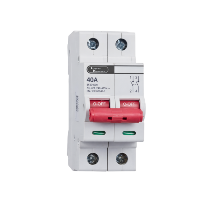 Lauritz Knudsen EXORA, Isolator, 2 Pole, 240V AC, 40A  BF204000