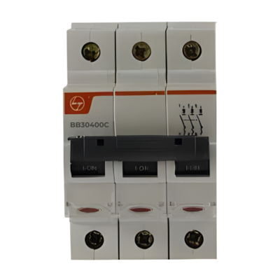 Lauritz Knudsen EXORA, MCB, 3 Pole, 415V AC, 10kA, C Curve, 40A  BB30400C