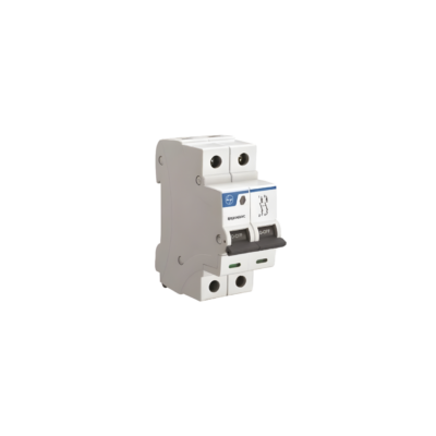 Lauritz Knudsen EXORA, MCB, 2 Pole, 240V AC, 10kA, C Curve, 63A  BB20630C