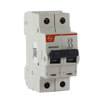 Lauritz Knudsen EXORA, MCB, 2 Pole, 240V AC, 10kA, C Curve, 16A BB20160C