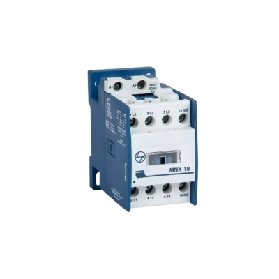 Lauritz Knudsen MNX Contactor 18A 3P 415V AC In Built 1NO AC-3 220V AC Coil 50/60 Hz  CS94100