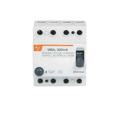 Lauritz Knudsen EXORA, RCCB, 4 Pole, 415V AC, 300mA, 100A  BG410030