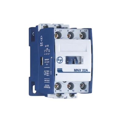 Lauritz Knudsen MNX Contactor 22A 3P 415V AC In Built 1NO AC-3 220V AC Coil 50/60 Hz  CS94980
